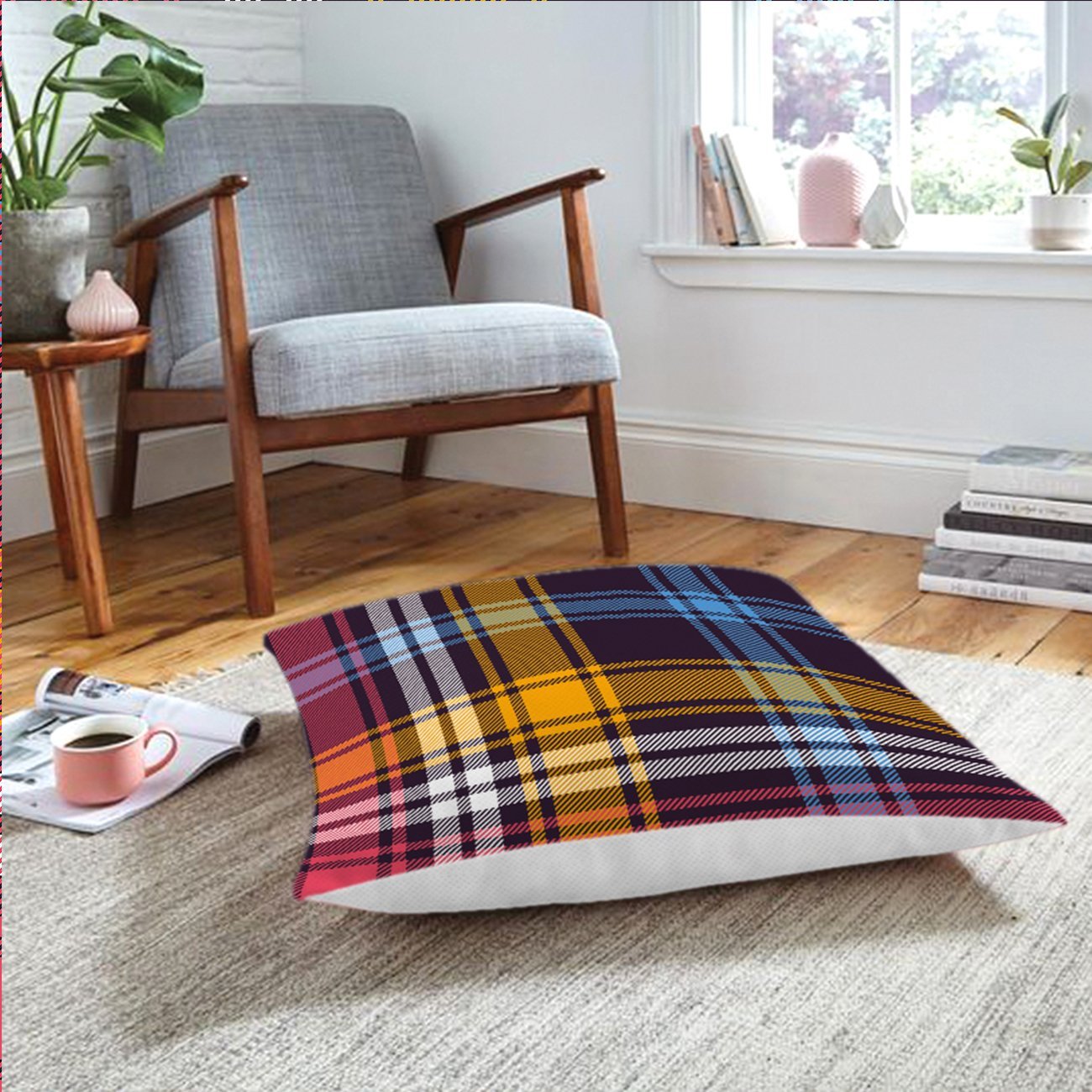 Rh-Yer-4268-Renkli-Ekose-Desenli-Özel-Tasarım-Yer-Minderi