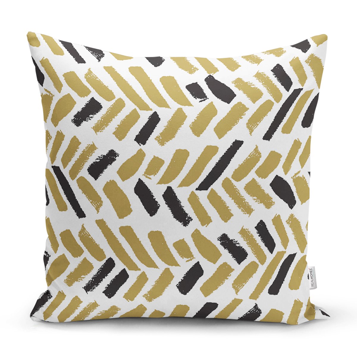 K7662-Beyaz-Zemin-Üzerinde-Renkli-Geometrik-Çizimli-Dijital-Baskılı-Modern-Yastık-Kılıfı