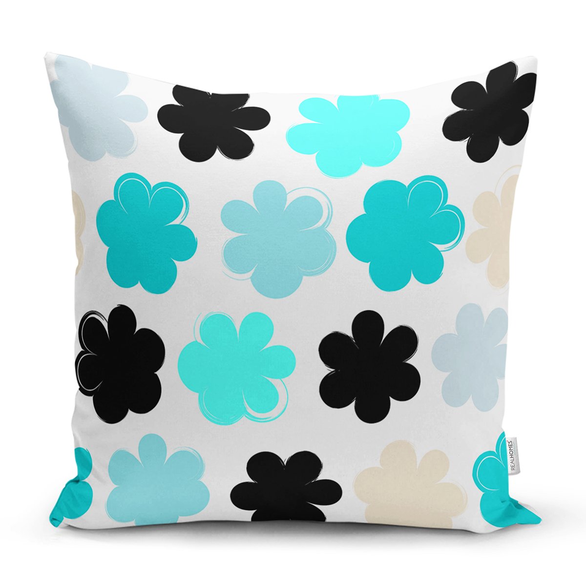 K7761-Beyaz-Zemin-Üzerinde-Renkli-Desenli-Dijital-Baskılı-Modern-Yastık-Kırlent-Kılıfı