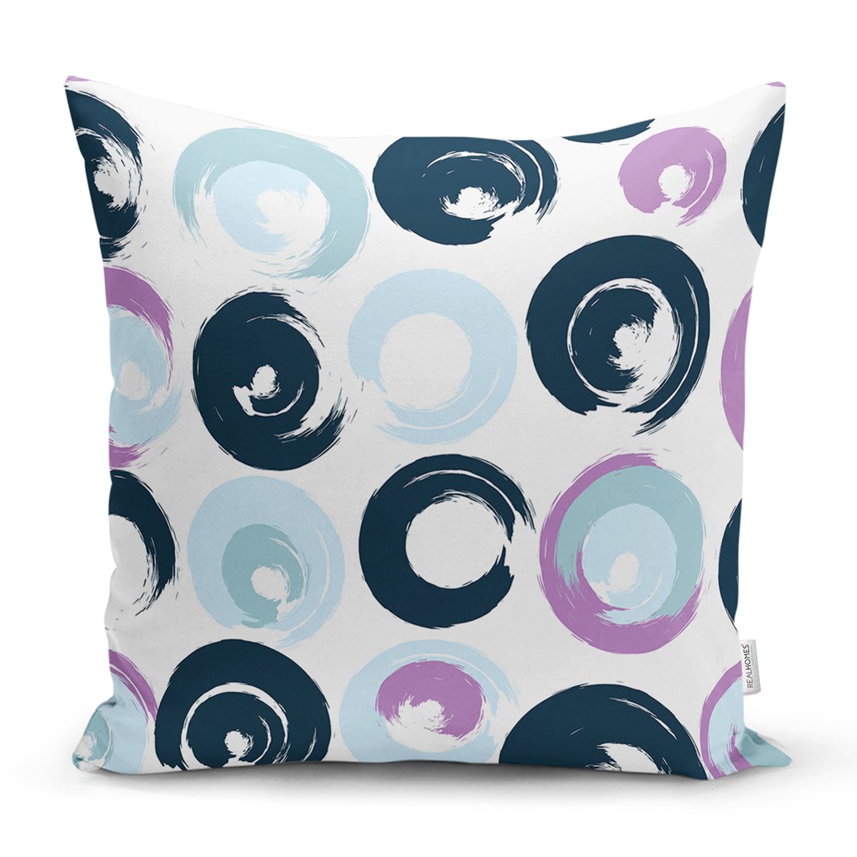 K7768-Beyaz-Zemin-Üzerinde-Renkli-Geometrik-Desenli-Dijital-Baskılı-Modern-Yastık-Kılıfı