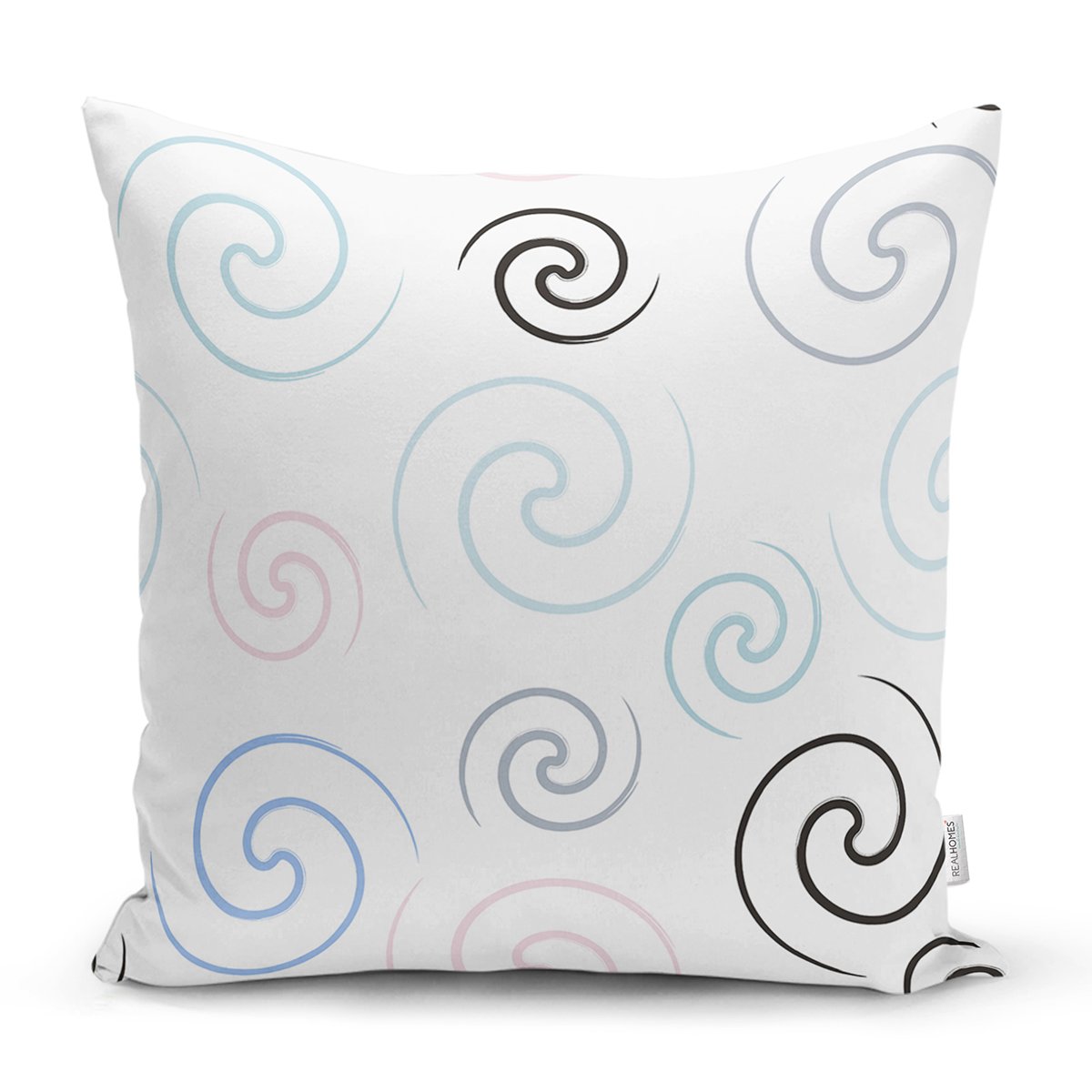 K7774-Beyaz-Zemin-Üzerinde-Renkli-Desenli-Dijital-Baskılı-Modern-Yastık-Kırlent-Kılıfı