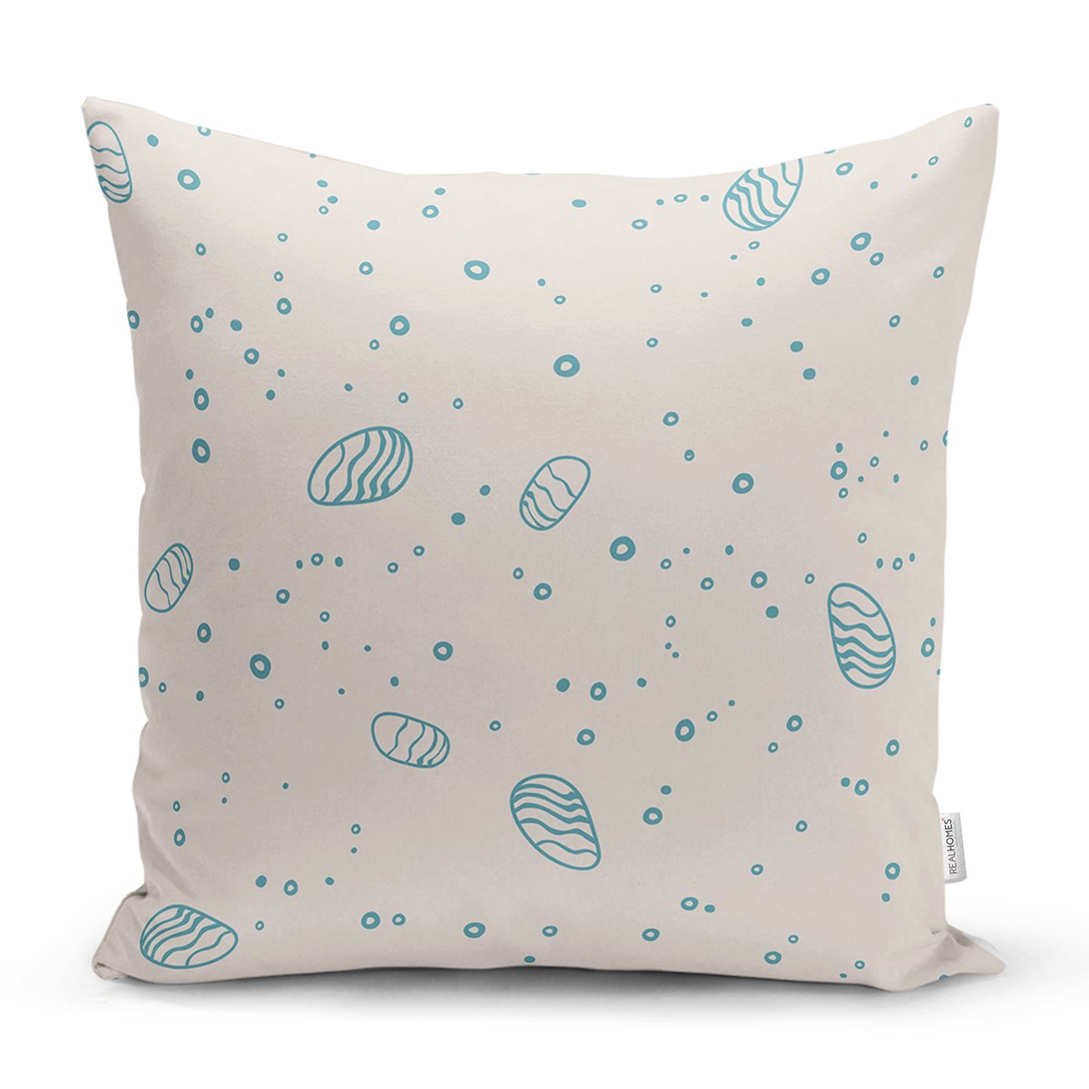 K7960-Pastel-Zeminli-Deniz-Kabuğu-Desenli-Dijital-Baskılı-Modern-Yastık-Kırlent-Kılıfı