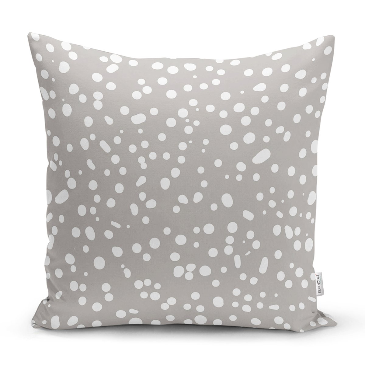 K8054-Renkli-Zeminli-Beyaz-Puantiye-Desenli-Dijital-Baskılı-Modern-Yastık-Kırlent-Kılıfı