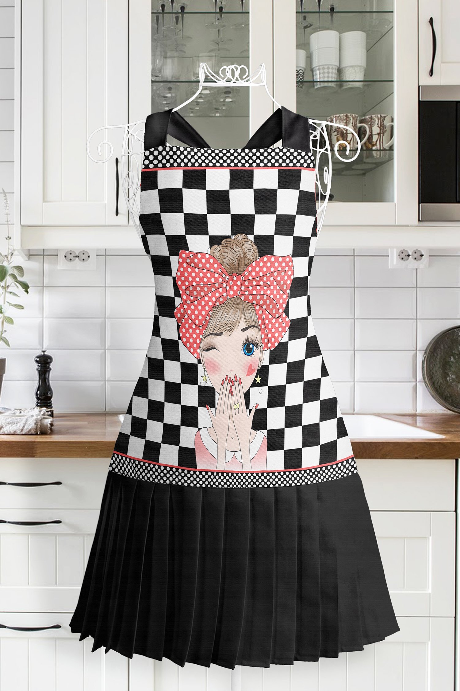 RealHomes Özel Tasarım Master Şef Askılı Bulaşık Aşçı Leke Tutmaz Dijital Baskılı Önlük